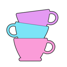 Stacked Teacups Cutter