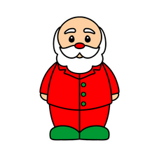 Santa Pajamas Cutter