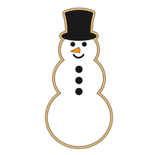 Tall Snowman w/ Tophat Cutter