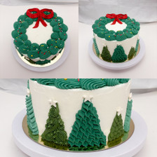 Christmas Wreath Cake Class - Dec 13th