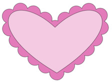 Wide Scalloped Heart Cutter (Multiple Sizes)