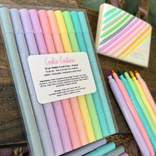 Cookie Couture Dual Tip Pens Pastel ( 10 pc )