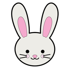 Cute Bunny Face Cutter (Multiple Sizes)