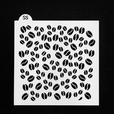 Coffee Bean Stencil