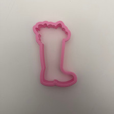 Rainboot with Florals Cutter