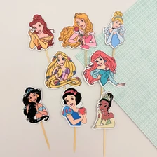 Princess Cupcake Toppers (8pc)