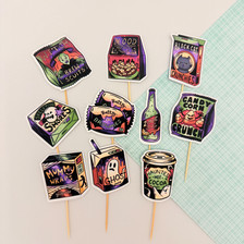 Halloween Snacks Toppers (10pc)