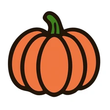 Cute Pumpkin Cutter (Multiple Sizes)