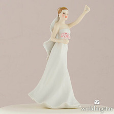 Victorious Bride Wedding Cake Topper