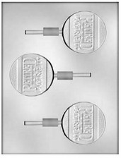 Retirement Chocolate Mold Lolly