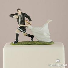 ''A Love Match'' Wedding Cake Topper