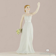 High Five Bride Wedding Cake Topper