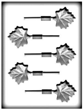 Maple Leaf Hard Candy Mold Lolly
