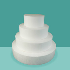Styrofoam Cake Dummies - Round 3" High