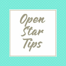 Open Star Piping Tips for Cake Decorating