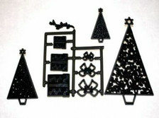 Christmas Trees and Parcels Patchwork Set ( 10 pc )*