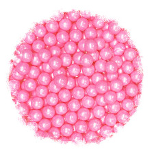 Pink Shimmer Candy Beads Bulk ( 100 g )