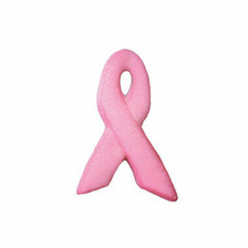 Ribbon ( Cancer ) Pink Pressed Sugar (10 pc )*