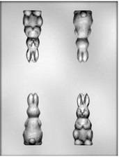 Easter Bunny 3D Chocolate Mold