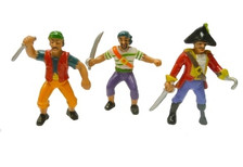 Pirates Cake or Cupcake Topper ( 3 pc )*
