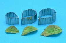 Rose Leaf Gumpaste Cutter Set PME ( 3 pc )
