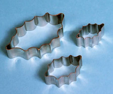 Holly Leaf Cutter Set ( 3 pc )