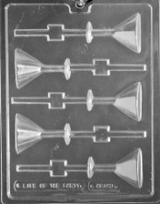 Martini Glass Chocolate Mold Lolly