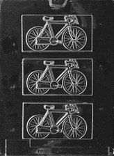 Bicycle Plaque Chocolate Mold