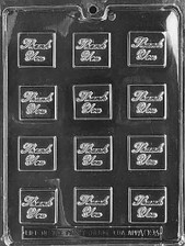 Thank You Square Chocolate Mold