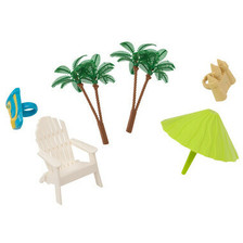 Beach Scene Cake Topper