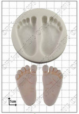 Baby Feet Large Silicone Mold