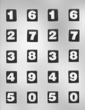 Numbers Assorted Small Chocolate Molds
