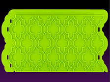 Moroccan Lattice Silicone Onlay Mold