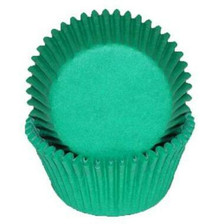 Green Mini Cupcake Liners ( 48 pc )