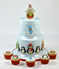 Mummy & Baby Penguin Gumpaste Cutter Set 