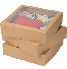 Pie / Cookie Kraft Box with Window 10"