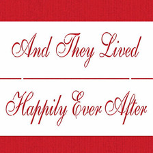 They Lived Happily Ever After... Cake Stencil*