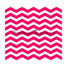 Chevron Narrow Cookie Stencil*