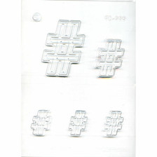 Hashtag Symbol Chocolate Mold*