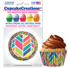 Kaleidoscope Cupcake Liners ( 32 pcs )*