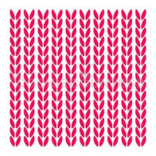 Knit Pattern Cookie Stencil