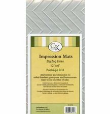 Lines Zig Zag Impression Mats For Cake Decorating
