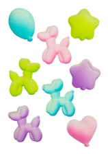 Balloon Animals Asst Pressed Sugar ( 9 pc )