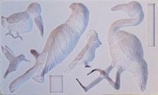 Tropical Birds Silicone Mold