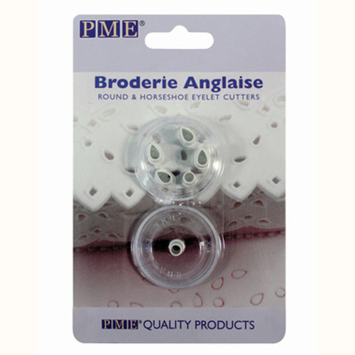 Broderie Anglaise - Round & Horseshoe Eyelet Cutters ( 2 pc )
