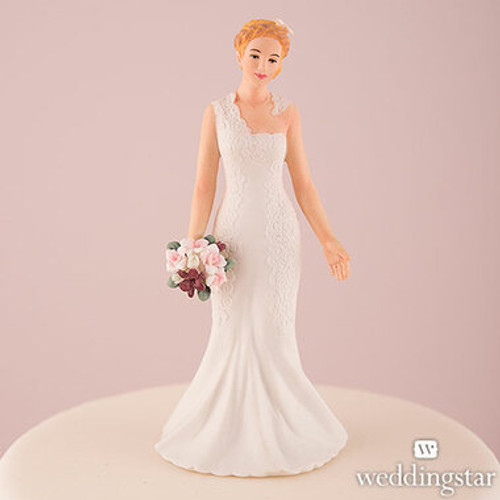Woodland Bride Wedding Cake Topper