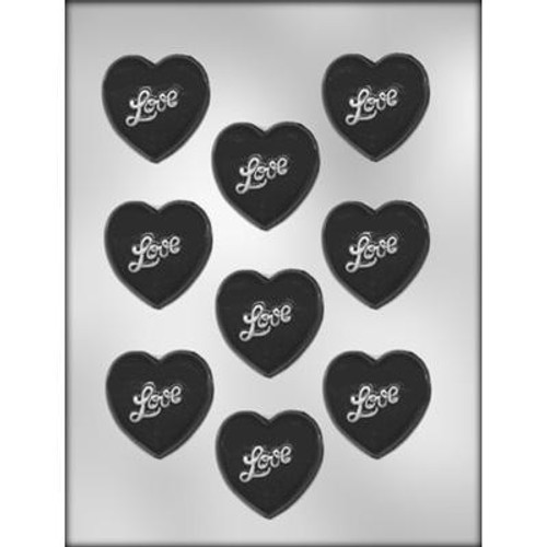 Heart with Love Chocolate Mold