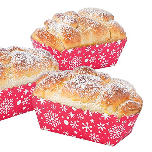 Snowflakes Loaf Paper Bakeware