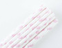 Pink Crown Paper Straws ( 25 pc )*