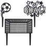 Soccer Goal Cake Topper (3pc)